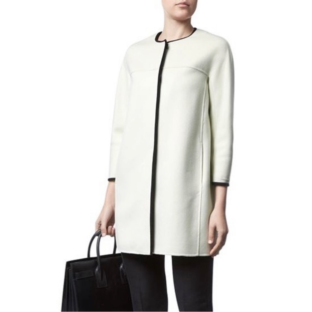 Brand New S’ Max Mara Double Face Wool & Angora Coat